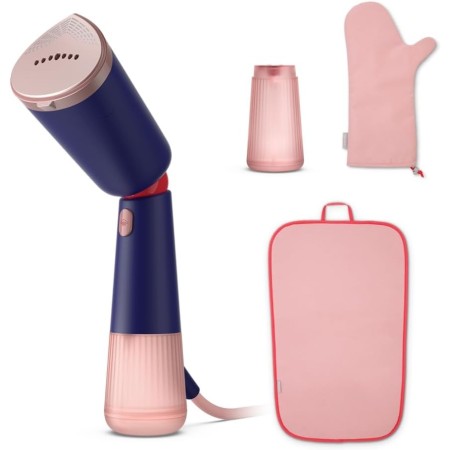 Vaporizador de mano Philips Serie 5000 - Potente 1400 W, Vapor continuo, Dos depósitos de agua, Calentamiento rápido en 35 s,