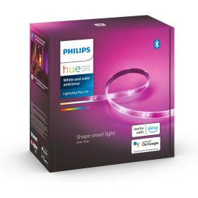 Philips Hue - Tira de Led inteligente 2m, con Bluetooth, Luz Blanca y de colores, Compatible con Alexa y Google Home (incl.