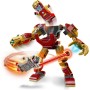 LEGO Marvel Armadura Robótica de Iron Man vs. Ultrón Juguete de Superhéroes con Minifiguras, Figura Articulada de Robot, Juego