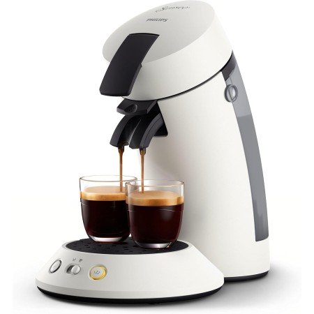Philips SENSEO Original Plus Cafetera de Monodosis, Selección de Intensidad, Tecnología Coffee Boost, Bajo Consumo, 1 o 2 Tazas
