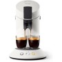 Philips SENSEO Original Plus Cafetera de Monodosis, Selección de Intensidad, Tecnología Coffee Boost, Bajo Consumo, 1 o 2 Tazas