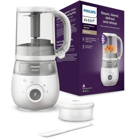 Philips Avent vaporera/batidora 4 en 1, robot de cocina para bebés, cocine al vapor, bata, descongele y vuelva a calentar, apto