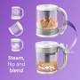 Philips Avent vaporera/batidora 4 en 1, robot de cocina para bebés, cocine al vapor, bata, descongele y vuelva a calentar, apto
