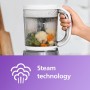 Philips Avent vaporera/batidora 4 en 1, robot de cocina para bebés, cocine al vapor, bata, descongele y vuelva a calentar, apto