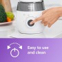 Philips Avent vaporera/batidora 4 en 1, robot de cocina para bebés, cocine al vapor, bata, descongele y vuelva a calentar, apto