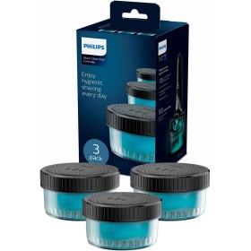 Philips Cartuchos de Recarga para Centro de Limpieza sin cables, Afeitadora Eléctrica Hombre, Pack 3 Unidades, Fragancia Fresca,