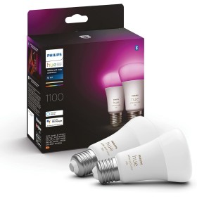 Philips Hue - Bombilla LED Inteligente, A60 E27, Luz Blanca y de Colores, 9W (Eq. 75W), 1100 Lumens, Compatible con Alexa y