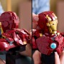 LEGO Marvel Busto de Iron Man MK4 - Maqueta para Adultos de Superhéroe con Minifigura de Tony Stark, Cañones de Hombros y Cabeza