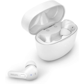 PHILIPS TAT2206WT/00 Auriculares Bluetooth con Micrófono/Resistentes a Salpicaduras y Sudor, 18h de Reproducción, Ajuste