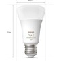 Philips Hue - Bombilla LED Inteligente, A60 E27, Luz Blanca y de Colores, 9W (Eq. 75W), 1100 Lumens, Compatible con Alexa y
