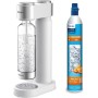 Philips Water Solutions GoZero Sparkling Water Maker Sifón, máquina para Hacer Soda, 1 Litro, plástico, Blanco (White)