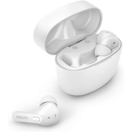 PHILIPS TAT2206PK/00 Auriculares Bluetooth con Micrófono/Resistentes a Salpicaduras y Sudor, 18h de Reproducción, Ajuste