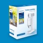 Philips Water Solutions GoZero Sparkling Water Maker Sifón, máquina para Hacer Soda, 1 Litro, plástico, Blanco (White)