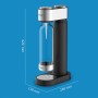 Philips Water Solutions GoZero Sparkling Water Maker Sifón, máquina para Hacer Soda, 1 Litro, plástico, Blanco (White)