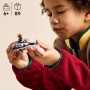 LEGO Star Wars 75400 Microfighter: Caza Estelar Jedi de Plo Koon - Nave de Juguete con 2 Cañones Que Disparan - Minifigura con