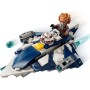 LEGO Star Wars 75400 Microfighter: Caza Estelar Jedi de Plo Koon - Nave de Juguete con 2 Cañones Que Disparan - Minifigura con