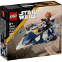 LEGO Star Wars 75400 Microfighter: Caza Estelar Jedi de Plo Koon - Nave de Juguete con 2 Cañones Que Disparan - Minifigura con
