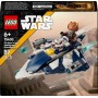 LEGO Star Wars 75400 Microfighter: Caza Estelar Jedi de Plo Koon - Nave de Juguete con 2 Cañones Que Disparan - Minifigura con