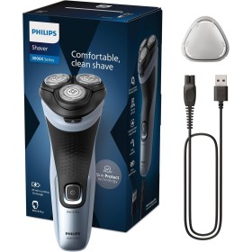 Philips Serie X3000 Afeitadora Eléctrica Hombre, Máquina de Afeitar Barba con Cortapatillas, 27 cuchillas, Cuida la piel, 45min