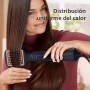 Philips Moldeador de Pelo Serie 7000, Iónico, 1000w de Potencia, 2 accesorios, Cerdas Naturales, BHA710/00, Blanco