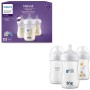 Philips Avent Natural Response, set de regalo para bebés: 3 biberones Natural Response de 260 ml con tetinas T3 (para bebés de 1