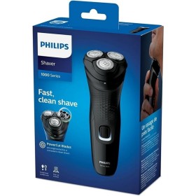 Philips Serie 1000 Afeitadora Eléctrica Hombre, Máquina de Afeitar Barba con Cuchillas Powercut, Cortapatillas para Bigote y