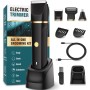 Afeitadora Corporal Masculina, 3 en 1 Depiladora Corporal Hombre, Maquina Depilar Hombre para Axilas, Pecho y Pierna, Base