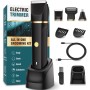 Afeitadora Corporal Masculina, 3 en 1 Depiladora Corporal Hombre, Maquina Depilar Hombre para Axilas, Pecho y Pierna, Base