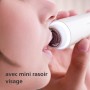 Philips Afeitadora de Mujer Serie 8000, 5 accesorios, Incluye Depiladora Facial, Guante Exfoliante, Peine Guia y Cepillo de