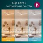 Philips Ventilador de techo con Led, 3 aspas fijas 52" (diametro 136cm), luz LED 28 W, motor DC silencioso, 3 temperaturas de