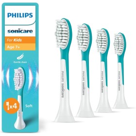 Philips Sonicare For Kids, cabezales de cepillo dental de repuesto originales para niños a partir de 7 años, paquete de 4,