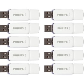 Philips Snow Edition 2.0 - Unidad Flash USB de 10 x 32 GB para PC, Ordenador portátil, Almacenamiento de Datos, Velocidad de