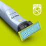 Philips OneBlade First Shave Auténtica Recortadora de Barba, Maquina de Afeitar Hombre, 2 Cuchillas, Cargador USB-A sin