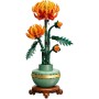 LEGO Botanical Crisantemo Adorno de Flores Artificiales, Decoración Floral para el Hogar y Oficina, Maqueta para Construir para