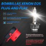 Briteye Bombillas Xenon D3S 35W 6000K Luz Blanca Faros de Coche (2pcs)
