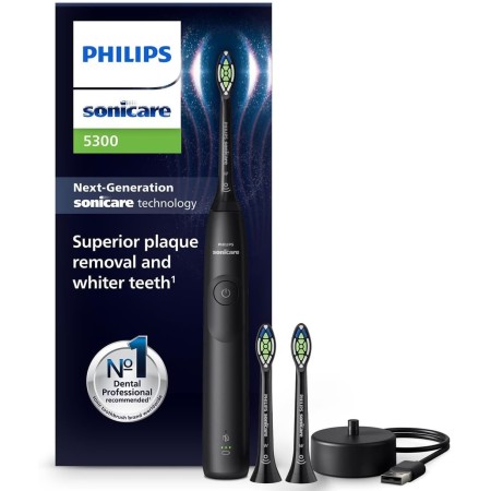 Philips Sonicare 5300 cepillo dental eléctrico, sónico con 2 niveles de intensidad, alerta de presión, EasyStart, SmarTimer y