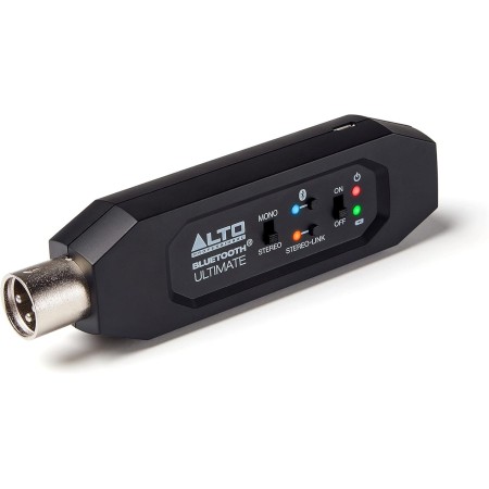 ALTO Bluetooth Total 2 Receptor Bluetooth Recargable Con XLR Para Mesa de Mezclas y Equipos de Sonido