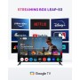 STRONG Leap-S3 TV Streaming Box 4K UHD Google TV con Puerto Ethernet, 2GB RAM + 16GB Almacenamiento, Chromecast Integrado, WiFi,