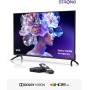 STRONG Leap-S3 TV Streaming Box 4K UHD Google TV con Puerto Ethernet, 2GB RAM + 16GB Almacenamiento, Chromecast Integrado, WiFi,