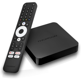 THOMSON Google TV Streaming Box 240, 4K UHD, Google Assistant, Google Cast, Wi-Fi, Bluetooth 5.0, HDMI 2.1, Dolby Atmos, Dolby