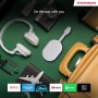 THOMSON Google TV Streaming Box 240, 4K UHD, Google Assistant, Google Cast, Wi-Fi, Bluetooth 5.0, HDMI 2.1, Dolby Atmos, Dolby