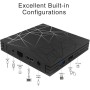 Android 10.0 TV Box, 2GB RAM 16GB ROM H6 Quad Core Soporte 3D 6K Ultra HD H.265 WiFi 2.4 GHz Ethernet Smart TV Box
