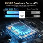 Android 14.0 TV Box, Box TV 2GB RAM 16GB ROM RK3518 Quad-Core Cortex-A53, Android Box Support 2.4/5.0GHz 4K 100M Ethernet HDMI