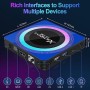 Android 13.0 TV Box, Android Box 4GB RAM 64GB ROM Quad-Core con Mini Teclado Inalámbrico, 2.4/5.0GHz Wi-Fi de Doble Banda BT 5.0