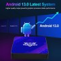 Android TV Box 13.0, Dulmssxy Smart TV Box 4K/6K/8K 2GB RAM 16GB ROM,Android Box WiFi 6 with RK3528 Quad-Core 64bit 3D 2.4G/5G