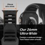 Higgs Silicona Correa Compatible con Correa Apple Watch 44mm Ultra/Ultra 2 49mm 46mm 45mm 42mm Hombre, Pulsera Suave Silicona
