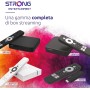 STRONG SRT420 TV Box Android TV 4K con Puerto Ethernet, DVB-T2, 2GB RAM + 16GB Almacenamiento, Chromecast Integrado, WiFi,