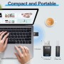 Adaptador WiFi USB para PC, AX900 Receptor WiFi 6 USB Doble Banda 5GHz 2.4GHz Dongle Antena Compatible con Windows 11/10/7