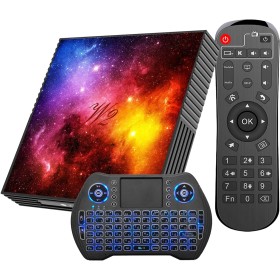 Android TV Box 4 GB RAM 64 GB ROM Smart TV Box soporta vídeo 3D 4K uhd con 2.4G / 5G WiFi Bluetooth 4.2 Integrado con Mini