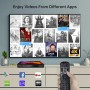 Android TV Box 4 GB RAM 64 GB ROM Smart TV Box soporta vídeo 3D 4K uhd con 2.4G / 5G WiFi Bluetooth 4.2 Integrado con Mini